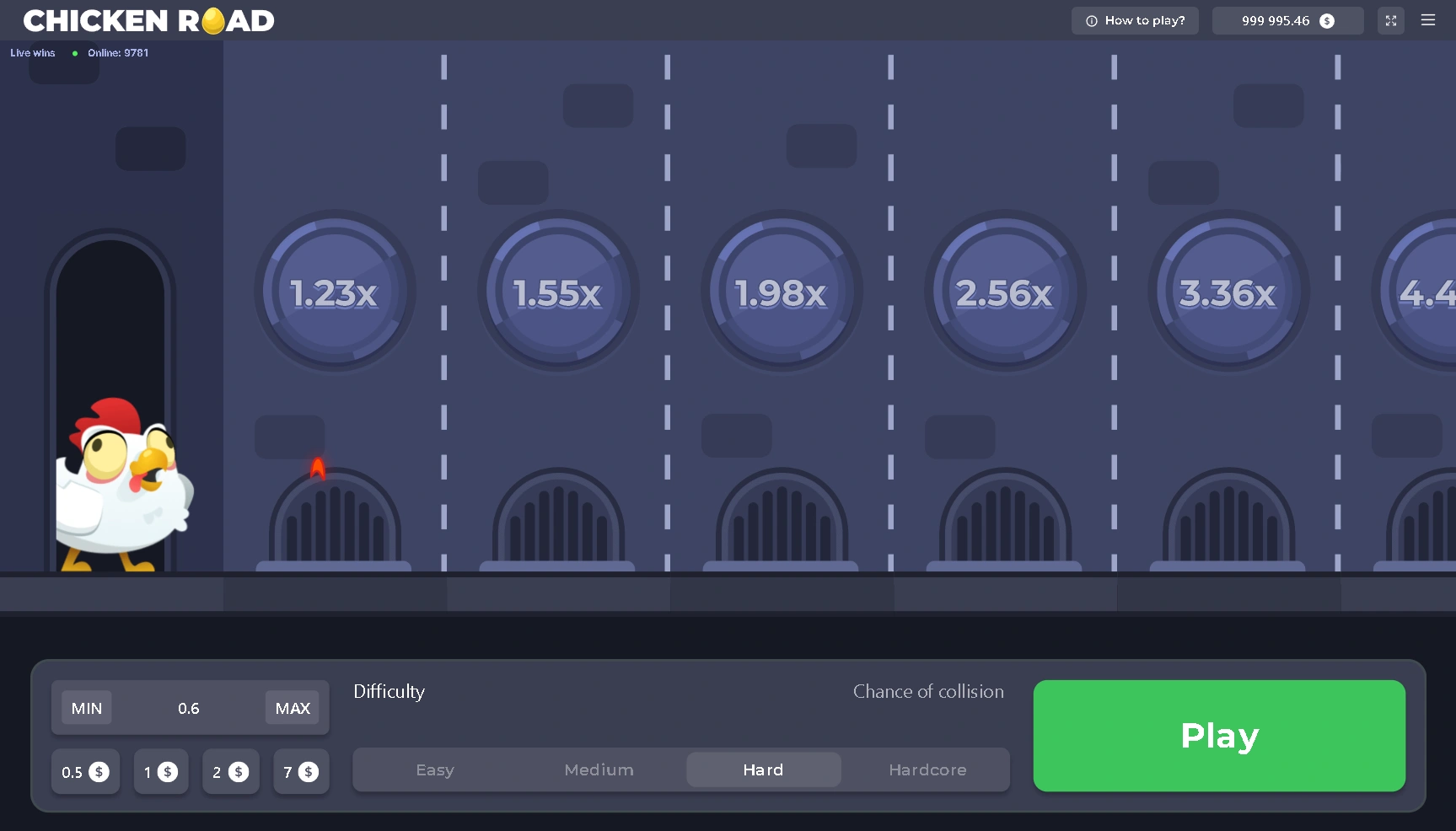 How the Chicken Road game works